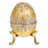 Pudełko z biżuterią Jajko Faberge