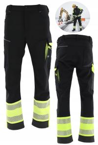 Spodnie robocze długie Sara SPODNIE OCHRONNE DO PASA OSTRZEGAWCZE
