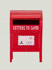 Skrzynka na listy Carlo Deco, Czerwony, Metal Bloomingville