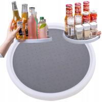 ORGANIZER OBROTOWY 360 KUCHENNY TACA NA PRZYPRAWY SŁOIKI DO LODÓWKI SZAFKI