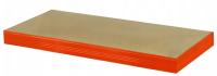 Pomarańczowa półka 150x40 regał metalowy Helios175