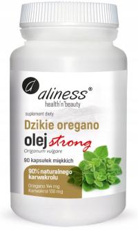 Aliness Dzikie oregano olej 100% NATURALNY KARWAKROL UKŁAD POKARMOWY 90k