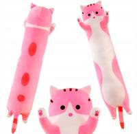 Талисман мягкая игрушка подушка кошка длинный 90СМ котенок розовый