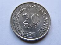 SINGAPUR SINGAPURA 20 CENTS 1979 ROK !!!!!!!! 1743