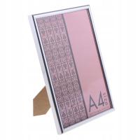 A4 drewniane, certyfikat, zdjęcie, grafika