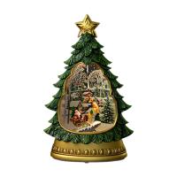 Pozytywka na choinkę Wystrój świąteczny Prezent urodzinowy Kreatywny Święty Mikołaj