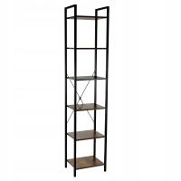 КНИЖНАЯ ПОЛКА ЛОФТ ПРОМЫШЛЕННЫЙ СТОЛБ ДЛЯ ГОСТИНОЙ ОФИСА МЕТАЛЛИЧЕСКАЯ КНИЖНАЯ ПОЛКА