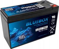 Akumulator żelowy Bluebox 12 V 7 Ah bezobsługowy