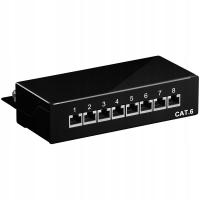 Goobay CAT6 8-Port 1U