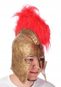 Hełm Rzymianina z Piórem Rzymski Żołnierz Męski Wojownik Gladiator