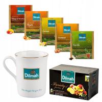 Набор чая Dilmah 5 вкусов Variety of Fun Teas Фарфоровая кружка