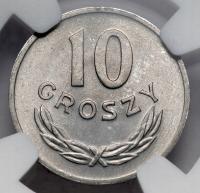 9000. 10 groszy 1976 - NGC MS64