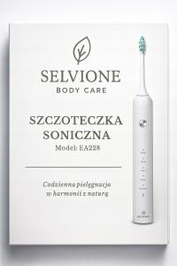 Szczoteczka soniczna Selvione EA228 5 trybów IPX7 Biała Indukcja