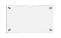 Kieszeń/tabliczka plexi z dystansami - format A5 poziomy