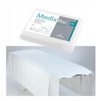 Prześcieradło jednorazowe 150x210cm białe podfoliowane 54g MedixPro 5szt