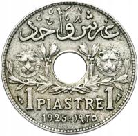 + Liban - Protektorat francuski - moneta - 1 Piastr 1925 - LEW