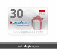PAYSAFECARD 30 рублей