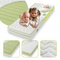 MATERAC 160x80 PIANKOWY DZIECIĘCY ANTYALERGICZNY MEDYCZNY TWARDY ŚREDNIO