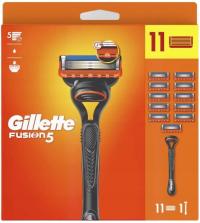 Gillette Fusion5 Maszynka do golenia dla mężczyzn + 11 ostrzy wymiennych