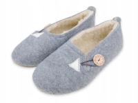 Filcowe pantofle laczki domowe MFG