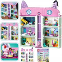 KLOCKI DOMEK GABBY'S DOLLHOUSE Z AKCESORIAMI DOMEK DLA LALEK 10788 PREZENT