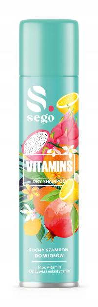 Suchy szampon do włosów SEGO Vitamins naturalna lekkość i objętość 200 ml