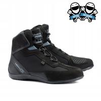 Buty Motocyklowe MOTOID FLEXO BLACK Miejskie Letnie Krótkie