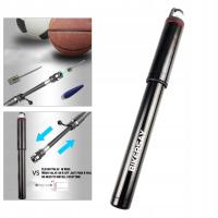 Lekki, ręczny inflator do przebicia opon, montowany na pompce, czarny