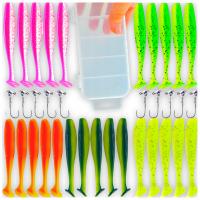 Резиновая приманка для щуки, спиннинговые приманки, набор приманок для окуня X-PIKE 35x