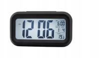 Budzik NEW LOOK zegar termometr drzemka cyfrowy czarny