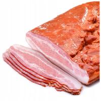 Бекон копченый сырой 500 г (универсальный на кухне) / мясокомбинат Кароль