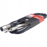 Stagg SAC3PSXM - kabel XLR-M Jack TRS - 3m