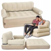 Dwuosobowy Materac Dmuchany Sofa Rozkładana Łóżko do Spania na Plażę Ryby