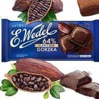 Шоколад E. WEDEL горький 64% классический 90г