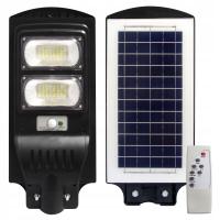 LAMPA SOLARNA ULICZNA 100W = 1000W LED Z CZUJNIKIEM RUCHU I ZMIERZCHU PILOT