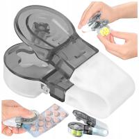 Wyciskacz do Tabletek Pigułek Leków do Wyciskania z Opakowań Pojemnik Leki