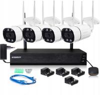 Комплект видеонаблюдения EasyCam Wi-Fi 4 камеры 5Mpx Обнаружение движения IR20m