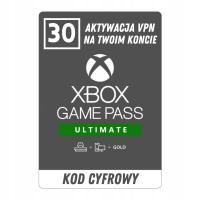 SUBSKRYPCJA XBOX GAME PASS ULTIMATE 1 MIESĄC / 30 DNI KLUCZ LIVE GOLD CORE