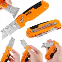 Складной нож с закрытым лезвием трапециевидной формы со скребком с магазином NEO