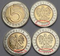 5 zł złotych 2020 mennicza typ z podwójnym rantem