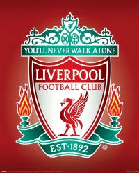 Плакат Liverpool FC Crest для болельщика 40x50 см