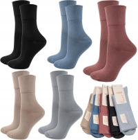 5X Женские носки без пуговиц бамбуковые ароматические длинные носки 39-42
