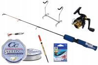 НАБОР ДЛЯ ПОДЛЕДНОЙ РЫБАЛКИ 1 X РЫБОЛОВНЫЕ СНАСТИ 1 X РЫБОЛОВНАЯ КАТУШКА ЛЕДЯНАЯ ЛЕСКА