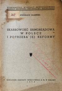 Skarbowość samorządowa w Polsce i potrzeba jej reformy St. Głąbiński 1938