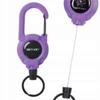 Brelok z linką stalową na klucze identyfikator do pracy szkoły podróży