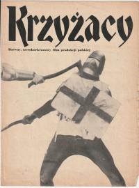 POLSKA. FILM. Druk reklamowy filmu: Krzyżacy, z 1960 roku