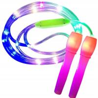 Светодиодный светящийся скакалка со светодиодами 3 режима 2,5 м