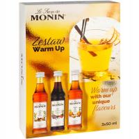 Кофейные сиропы MONIN WARM UP 3 x 50 мл / красные ягоды, пряный, тыквенный