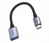 Ugreen kabel adapter przejściówka OTG USB-C męski - USB-A żeński 5Gb/s 15cm