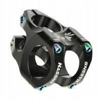 Lekki mostek rowerowy 31,8 mm/35 mm, krótki zamiennik mostka, 28,6 mm/8 czarny